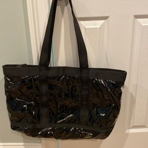 Patent black LeSportsac overnight bag. Used twice from smoke free pet free home